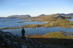 Høsten 2010. Gunnarnes sett fra Kalvefjellet.