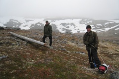 Gapahuken ved Langfjordvannet. Bilder fra Bjørn Mathisen